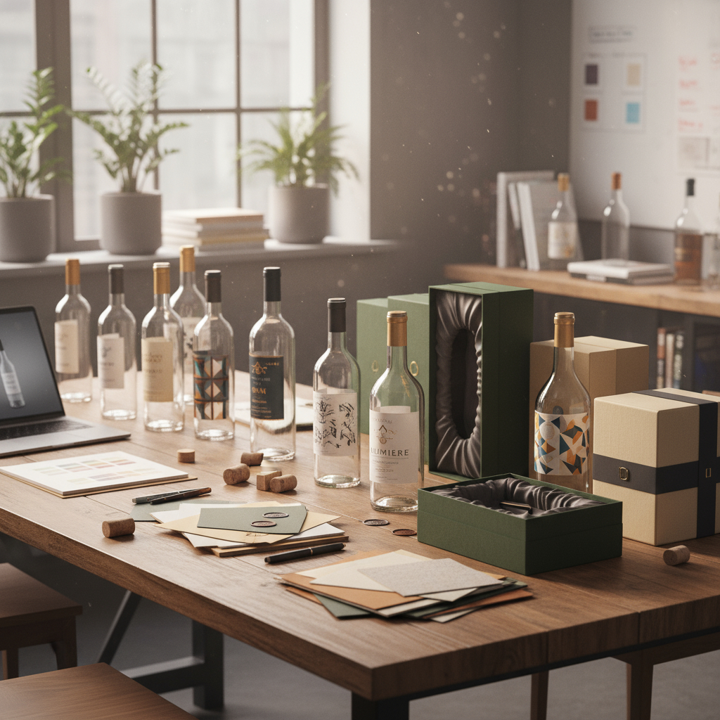 freepik modern wine and spirits packaging design studio ta 3357